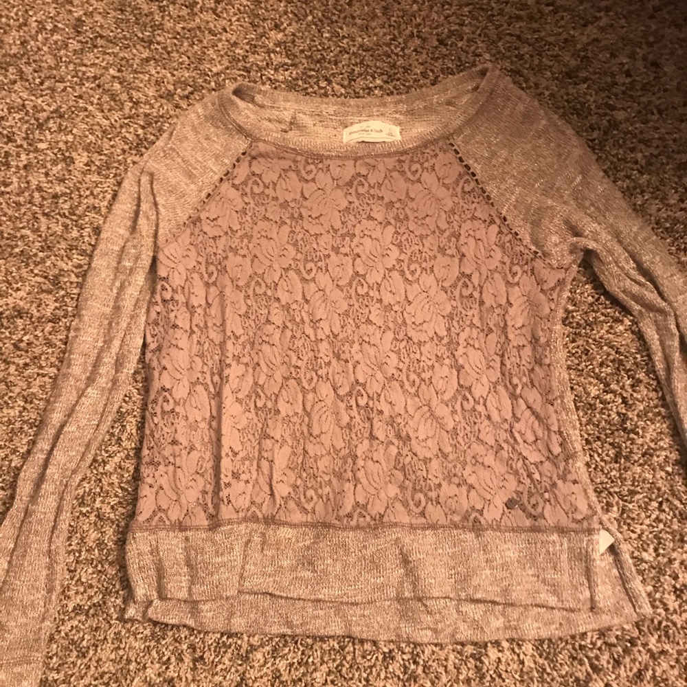 Abercrombie and Fitch grey sweater